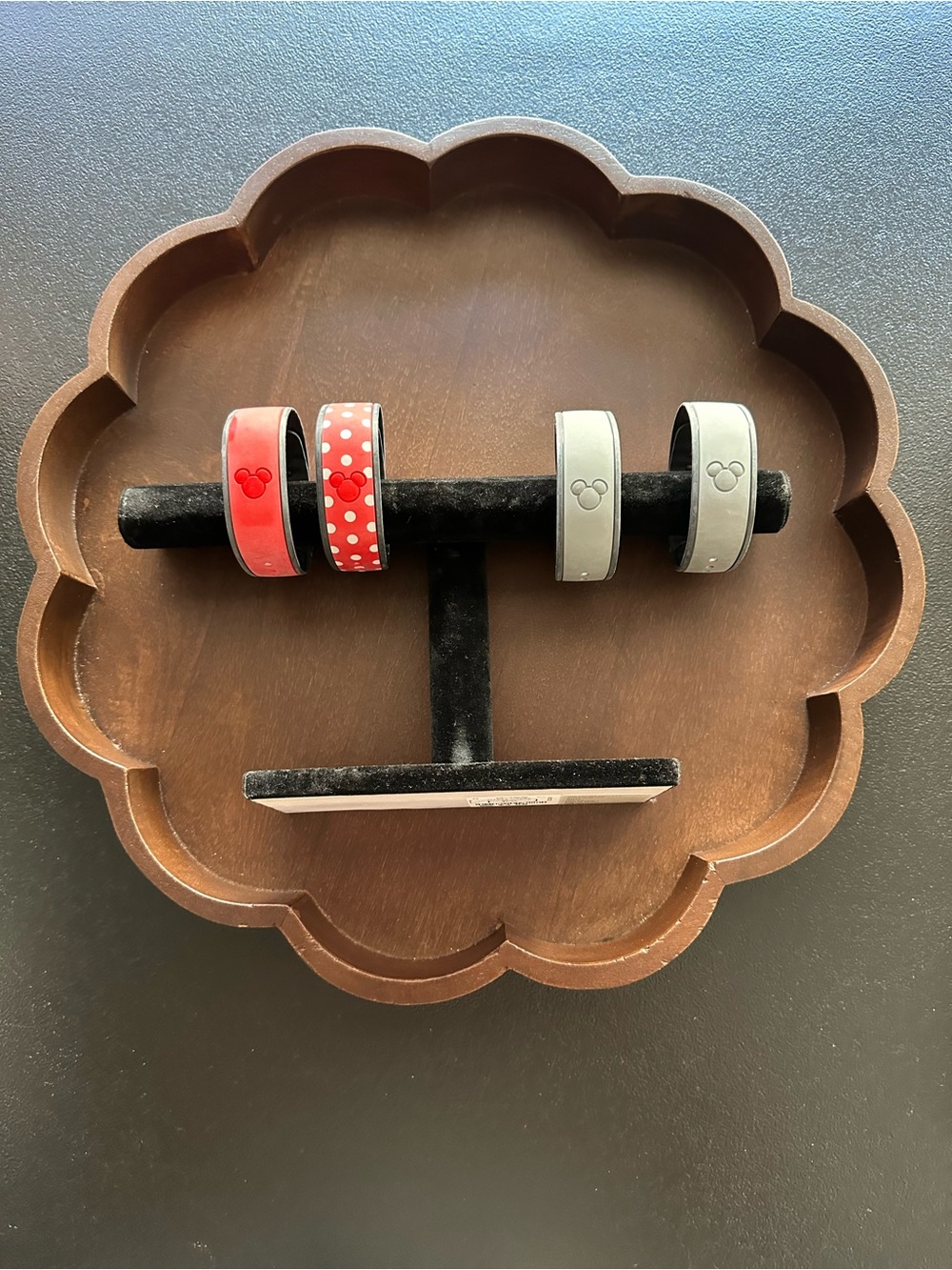 Disney Red & Gray MagicBand ~ Set Of 4